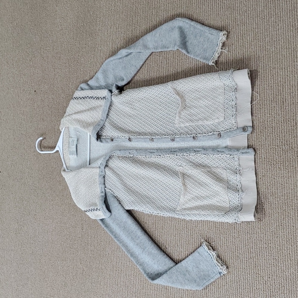 Saturday Sunday gray boho cardigan M
